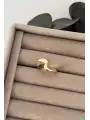 Asimetrik Detaylı Yüzük