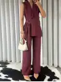 Aksesuarlı Pantolon ceket takım