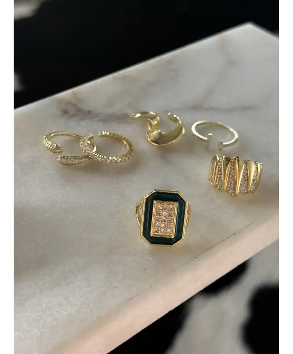 Tam Tur Gold Yüzük