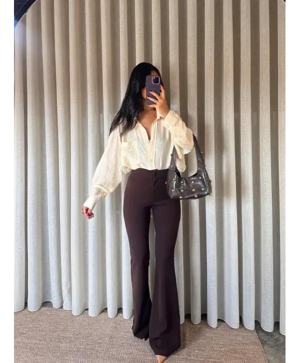 İspanyol paça pantolon