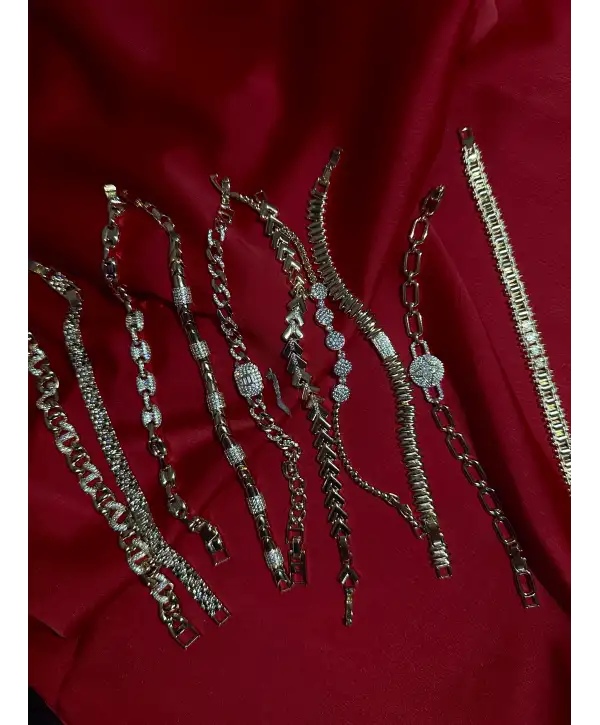 Ok Ucu Formlu Bileklik - Gold