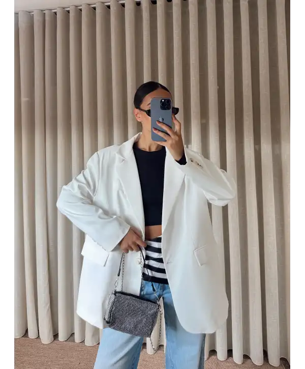 Oversize blazer ceket