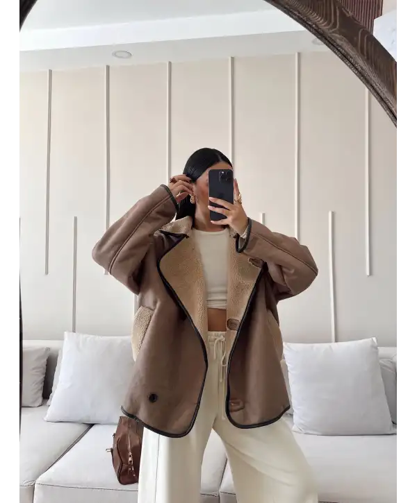 Teddy Touch Kahve Ceket