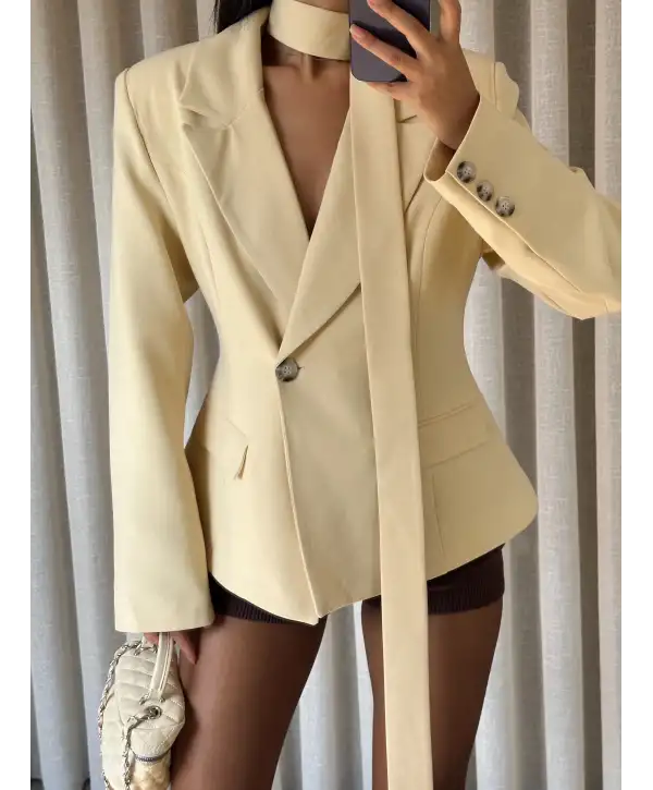 Vatkalı Tasarım blazer ceket