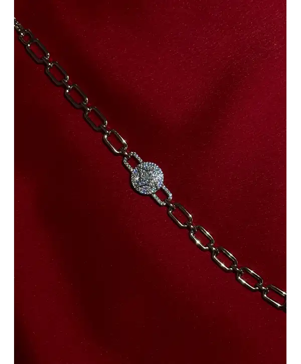 Yıldız Detaylı Zincir Gold Bileklik