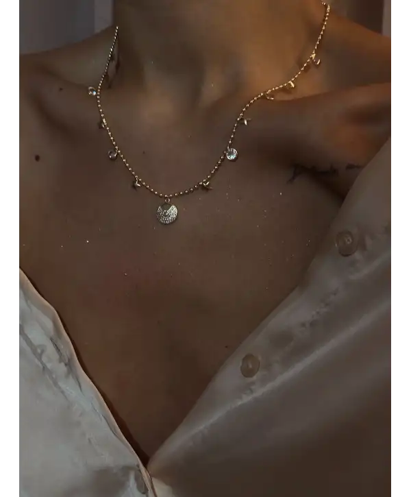 Yıldız Rehberi Şans Kolyesi