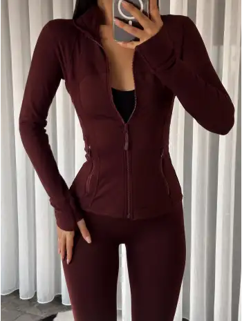 OYS muadil hırka tayt takım -Bordo