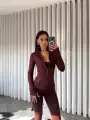 OYS muadil hırka tayt takım -Bordo