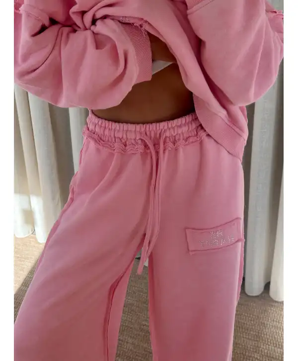 eskitme oversize eşofman takımı