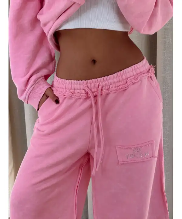 eskitme oversize eşofman takımı