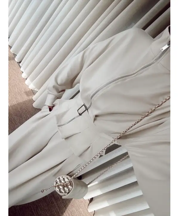 geniş paçalı kemer detay eşofman takımı