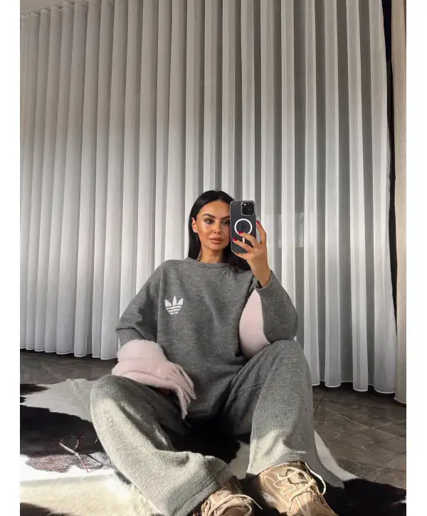 Marka muadil triko takım - Gri