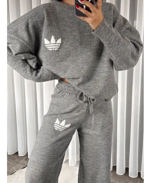 Marka muadil triko takım - Gri