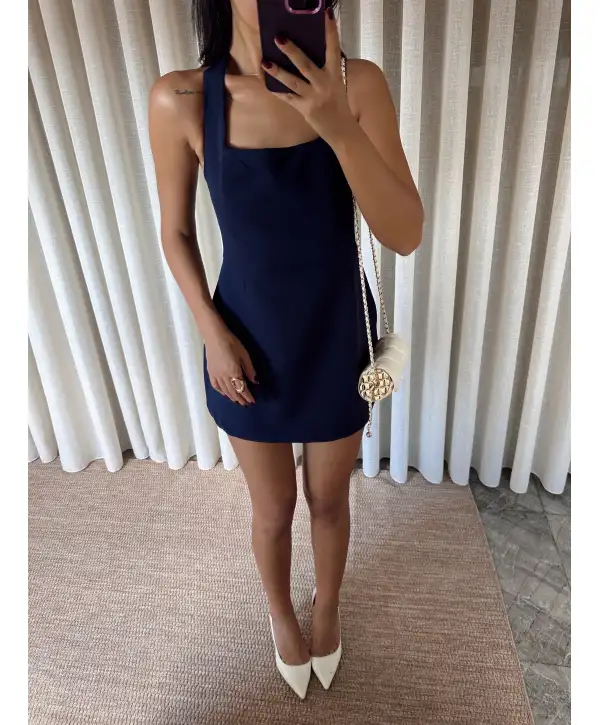 Mini Sırt dekolteli Elbise