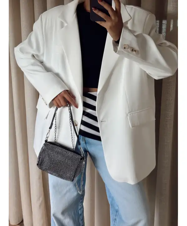 Oversize blazer ceket