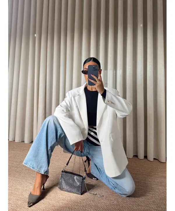 Oversize blazer ceket