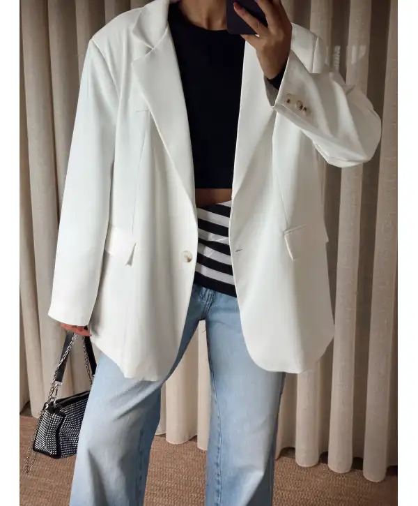 Oversize blazer ceket