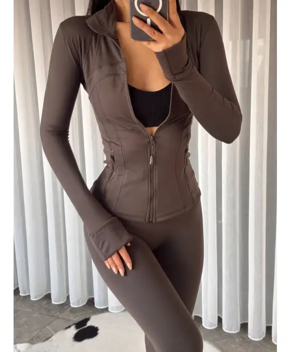 OYS muadil hırka tayt takım - Antrasit