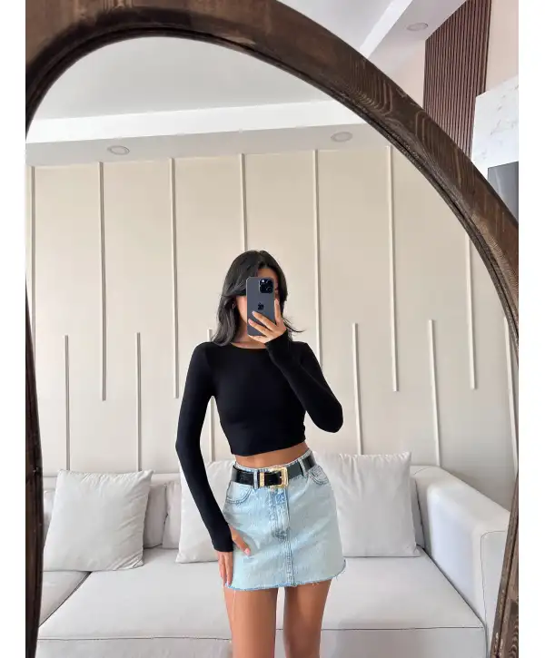 Parmak geçmeli basic crop