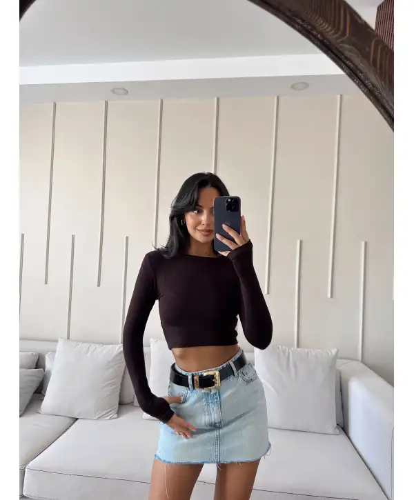 Parmak geçmeli basic crop