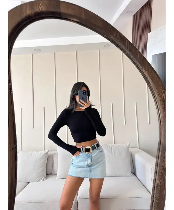 Parmak geçmeli basic crop