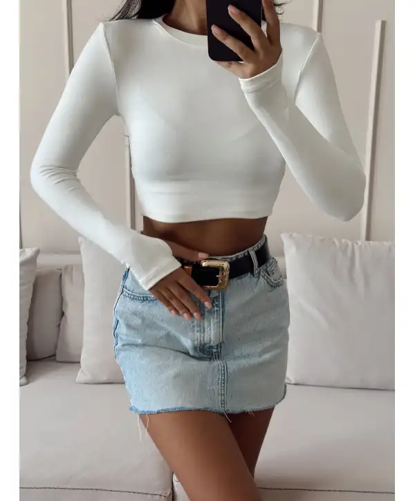 Parmak geçmeli basic crop