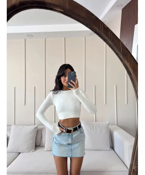 Parmak geçmeli basic crop