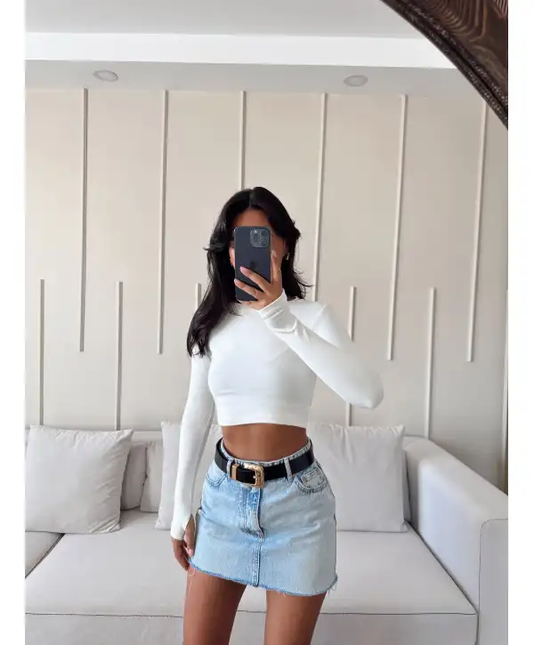 Parmak geçmeli basic crop