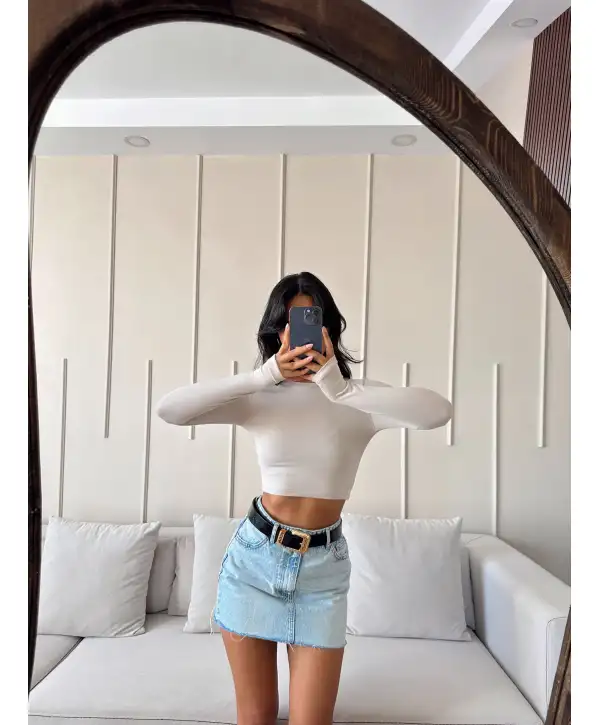 Parmak geçmeli basic crop