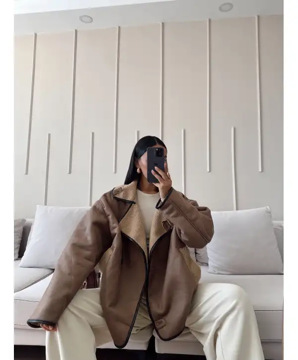 Teddy Touch Kahve Ceket