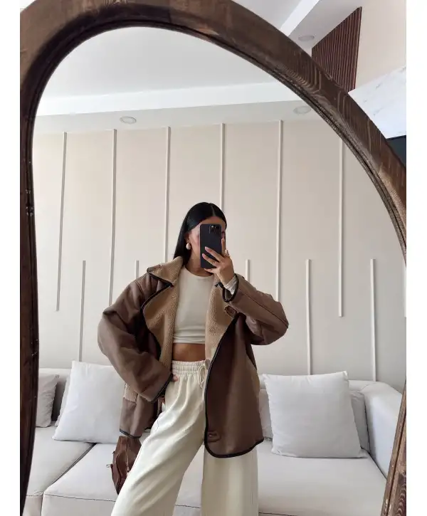 Teddy Touch Kahve Ceket