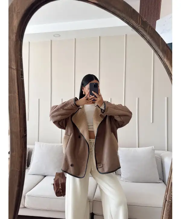 Teddy Touch Kahve Ceket