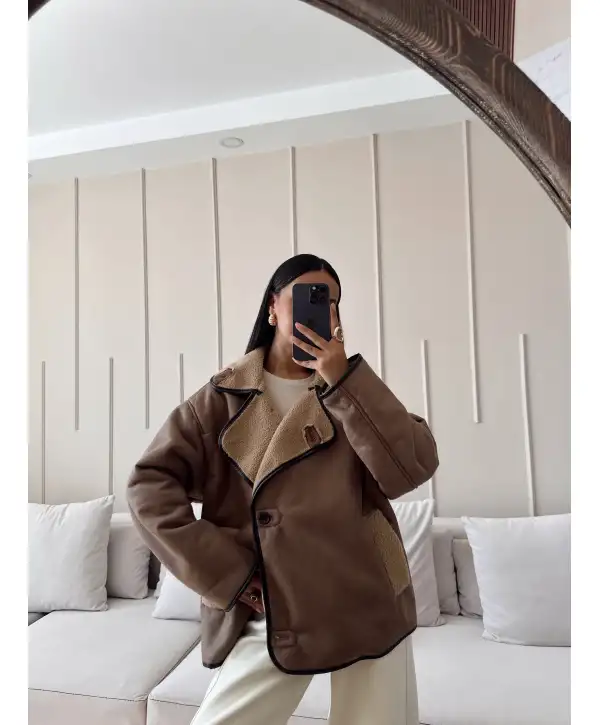 Teddy Touch Kahve Ceket