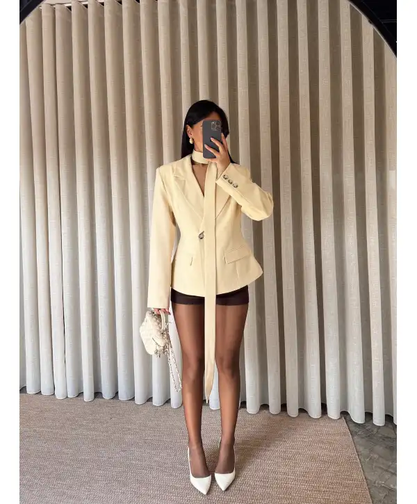 Vatkalı Tasarım blazer ceket