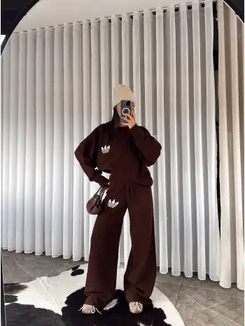 Marka muadil triko takım - Kahverengi