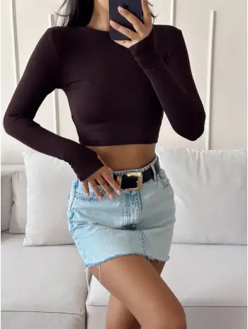 Parmak geçmeli basic crop