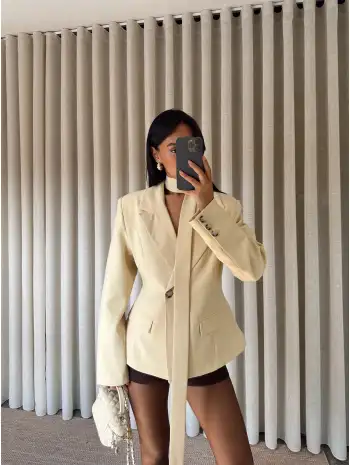 Vatkalı Tasarım blazer ceket