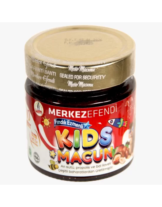 Kids Çocuklar Için Özel - Arı Sütü, Pekmez, Bal Katkılı Fındık Ezmeli Macun