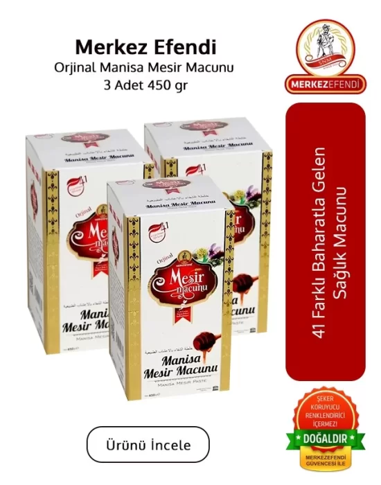 Manisa Mesir Macunu 3 Adet 450 gr