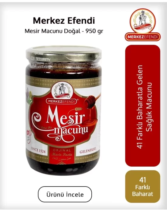 Natürliche Mesir-Paste 1pc 950g