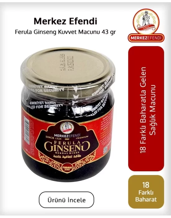 Mesir Macunu Ferula Ginseng 43 Gr