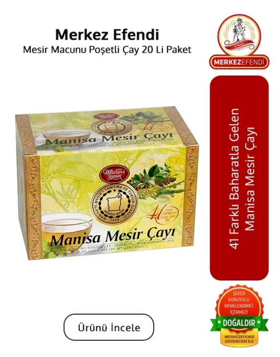 Mesir Paste Tea Bag 20 Pack