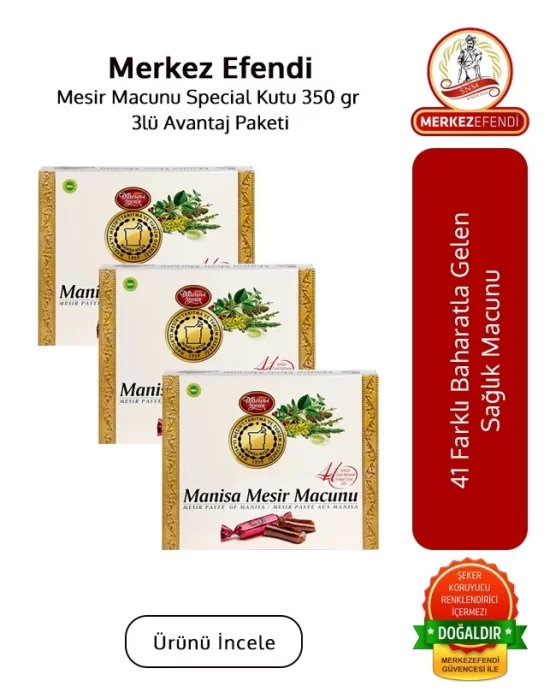 Mesir Paste Special Box 350 gr 3-Pack Advantage