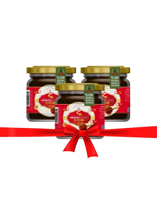 Merkez Efendi 18 Baharattan Oluşan Ginseng li Macun 240 Gr 3 Adet