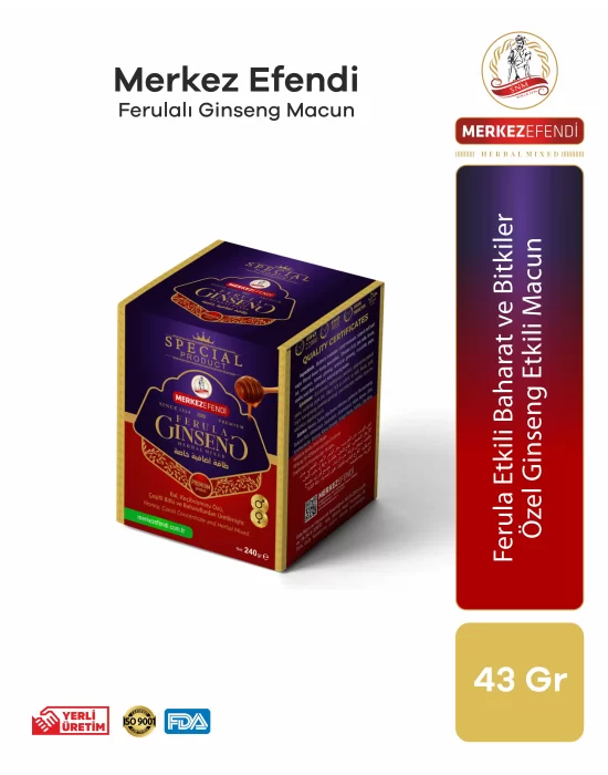 Mesir Paste Performance Series 43 Gr Ginseng and 5 Single Use Ginseng Mesir Paste