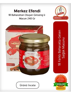 Merkez Efendi Ginseng 18 Gewürzpaste 240g