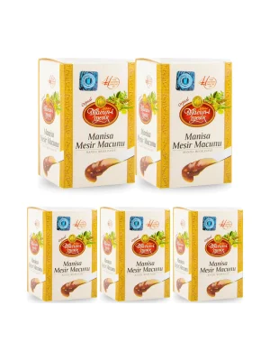 Merkez Efendi Orjinal Manisa Mesir Macunu 450 gr 5 Li Set