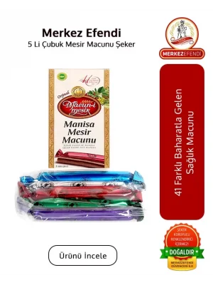 Mesir Macunu Şeker 5 Li Çubuk