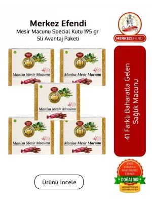 Mesir Paste Special Box 195 gr 5 pcs Advantage Package