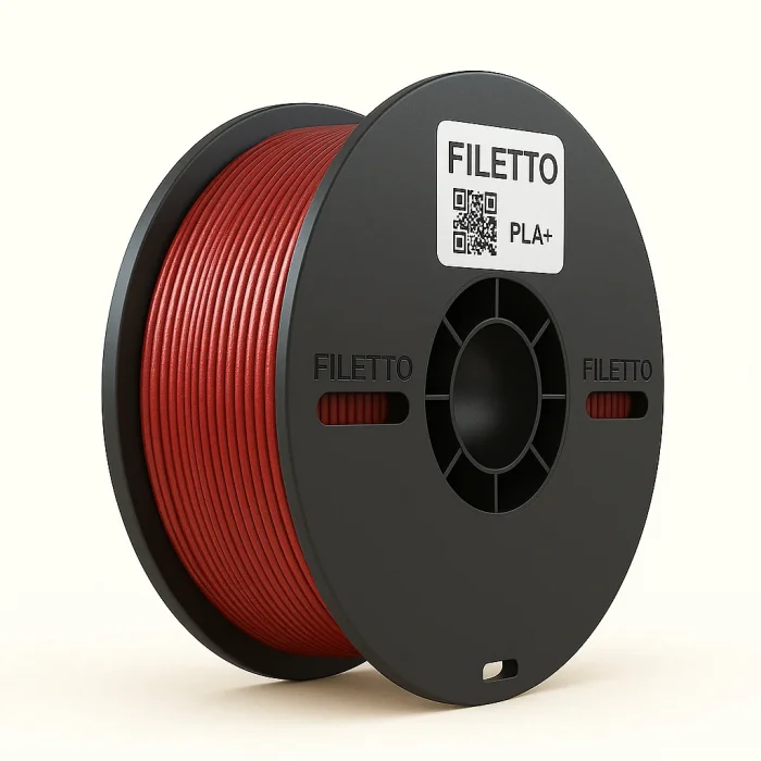 Filetto PLA+ Ateş Kırmızı Filament 1 kg (1.75. mm)